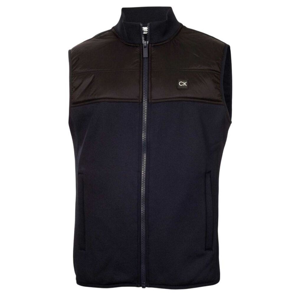 Calvin Klein Mens Performance Hybrid Golf Vest / Navy